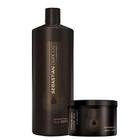 Kit Sebastian Dark Oil Shampoo 1L E Máscara 500Ml