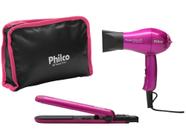 Kit Salão Secador de cabelo 8600W + Prancha Chapinha Profissional + Brinde