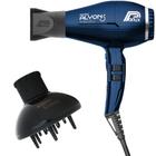 Kit - secador profissonal parlux alyon night blue 2250w 220v + difusor de ar curves taiff