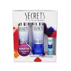 Kit Secrets Reconstrutor - Shampoo, Condicionador e Finalizador Bifásico 30ml