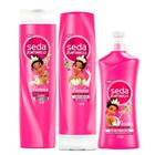 Kit Seda shampoo + condicionador + creme para pentear - juntinhos Tiana crespos encantados 300ml