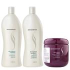 Kit Senscience Silk Moisture Shampoo 1000ml + Condicionador 1000ml + Inner Restore Intensif 500ml