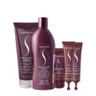 Kit Senscience True Hue Violet Shampoo Condicionador Máscara C.P.R. (4 produtos)