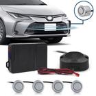 Kit Sensores Dianteiros Prata Chery S18 2012 2013 Estacionamento Frontal - KX3