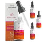 Kit Sérum 4 em 1 Vitamina C e Ácido Hialurônico 4 Unidades