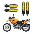 Kit Seta para Moto BMW 650 GS Pisca Led Universal P53 12V Esportivo 2013 2014 2015 2016 2017 2018 2019 2020 2021 - Stallion