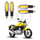 Kit Seta para Moto CB 300R Pisca Led Universal P50 12V Esportivo 2013 2014 2015 2016 2017 2018 2019 2020 2021