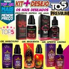 kit Sex Shop 5 Lubrificantes Produtos Eróticos Casal