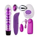 Kit Sex Shop Golfinho + Bullet + Personal + Plug + Egg