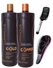 Kit  Shake Capilar Gold e Copper Luminous -Souple Liss