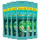 Kit Shampoo Clear Anticaspa Anticoceira Leve 400ml Pague 330ml 6 Unidades