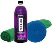 KIT Shampoo Concentrado V-floc Pano de Microfibra Aplicador