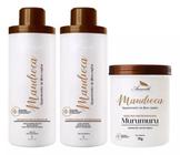 Kit Shampoo, Cond e Mácara Mandioca 1L Aramath Profissional