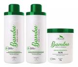 Kit Shampoo, Cond e Másc Broto de Bambu Aramath Profissional