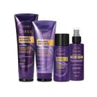 Kit Shampoo Condicionador Água Lamelar Spray Leave-in Resgate Imediato Siàge Eudora