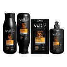 Kit Shampoo Condicionador Creme Definição Intensa Máscara Cacheados 3A 3B 3C Vult