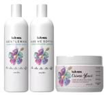 Kit Shampoo, Condicionador e Creme Glacê Leave-in Kah-Noa