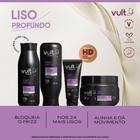 Kit Shampoo Condicionador e Máscara Capilar Cabelos Lisos Anti Frizz Liso Profundo Vult