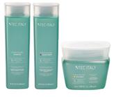 Kit shampoo, condicionador e máscara hi-moisturizing tec italy