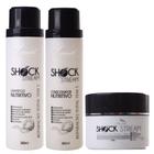Kit Shampoo Condicionador E Máscara Shock 7X1 Aramath Home