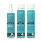 Kit Shampoo + Condicionador + Fluído Cachos Rokée