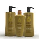 Kit Shampoo + Condicionador + Leave-in Oro Therapy Natumaxx