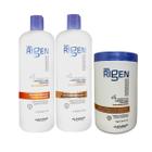 Kit Shampoo + Condicionador + Mascara Alfaparf Milano Real Rigen 1L