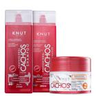 Kit Shampoo + Condicionador + Máscara Cachos Knut (3 Produtos)