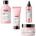 Kit Shampoo Condicionador Máscara E Spray Leave-In Loreal