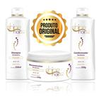 Kit Shampoo + Condicionador + Máscara Shine Hair Pós Química 3x250ml