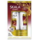 Kit Shampoo + Condicionador Skala 12 Em 1 Restauração 325ml