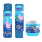 Kit Shampoo+Creme Multifuncional E Gel Fixador George Peppa