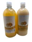Kit shampoo e condicionador com extrato de aveia e mel 1 litro