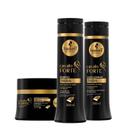 Kit Shampoo e Condicionador e Máscara Crescimento e Reconstrução Haskell Cavalo Forte 300ml