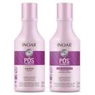 Kit Shampoo e Condicionador Pós Progress Inoar 250ml Cuidado Pós Química D-Pantenol Óleo de Gérmen de Trigo Creatina