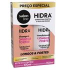 Kit Shampoo E Condicionador Salon Line Hidra Óleo De Rícino 300ml