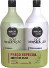 Kit Shampoo e Condicionador Ultra Cachos Sos Hidratação 1L Salon Line Azeite de Oliva