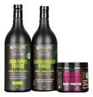 Kit Shampoo Force 1l + Máscara Whey Power - 500g