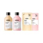 Kit Shampoo Gold Quinoa 300ml + Shampoo Vitamino Color 300ml + 2 Refis 240ml