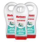 Kit Shampoo Huggies Extra Suave 200ml 3 Unidades