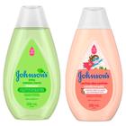 Kit Shampoo Johnson's Baby Cabelos Claros 200ml e Condicionador Johnson's Cachos dos Sonhos 200ml