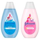 Kit Shampoo Johnson's Cheirinho Prolongado 200ml e Condicionador Johnson's Gotas de Brilho 200ml
