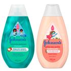 Kit Shampoo Johnson's Kids Blackinho Poderoso 400ml e Condicionador Johnson's Cachos dos Sonhos 200ml