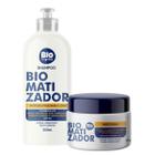 Kit Shampoo +Máscara Cabelos Loiros Biomatizador Biovegetais