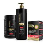 Kit Shampoo Mascara E Suplemento Crescimento Força Com Pimenta Bio Extatus 1L - Bio Extratus