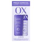 Kit Shampoo OX Lisos 375ml + Condicionador 170ml