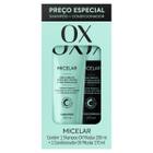 Kit Shampoo OX Micelar 200ml + Condicionador 170ml