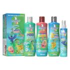 Kit Shampoo Sabonete Líquido Condicionador 3 Em 1 E Água De Côlonia Kids Bio Instinto