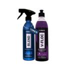 Kit Shampoo VFloc Vonixx 500ml e Cera Blend Spray Carro Claro 500ML