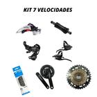 Kit Shimano 7v Tourney Com Pedivela Original